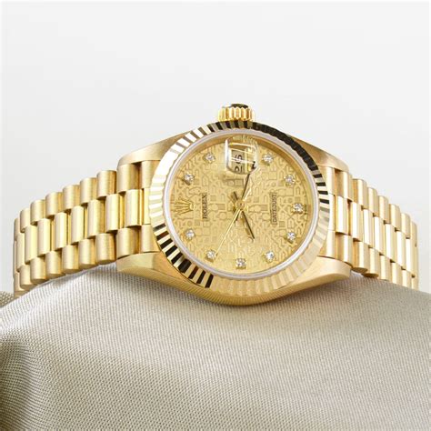 rolex oyster gold damen|Rolex Oyster gold price.